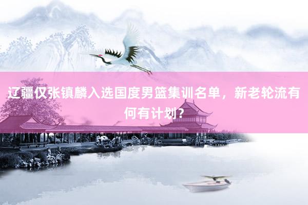 辽疆仅张镇麟入选国度男篮集训名单，新老轮流有何有计划？